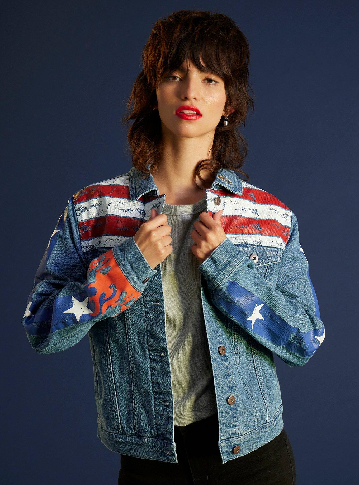 Her Universe Marvel Doctor Strange In The Multiverse Of Madness America Chavez Girls Denim Jacket