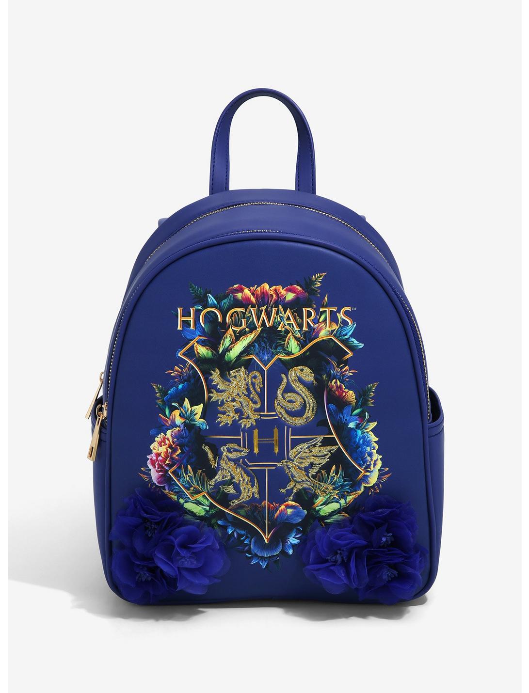 Harry Potter Hogwarts Crest Botanical Mini Backpack, , hi-res