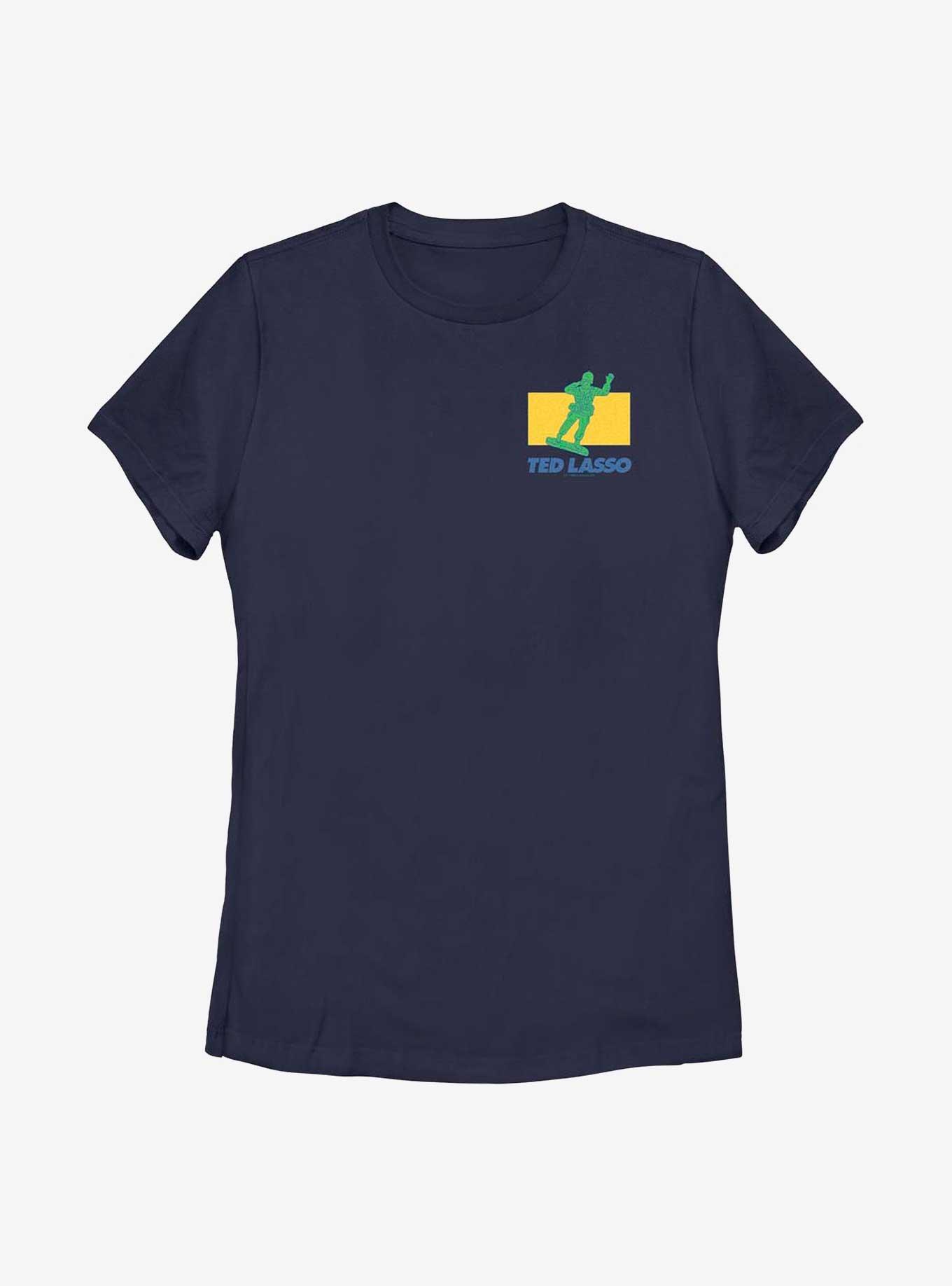 Ted Lasso Green Army Man Womens T-Shirt, NAVY, hi-res