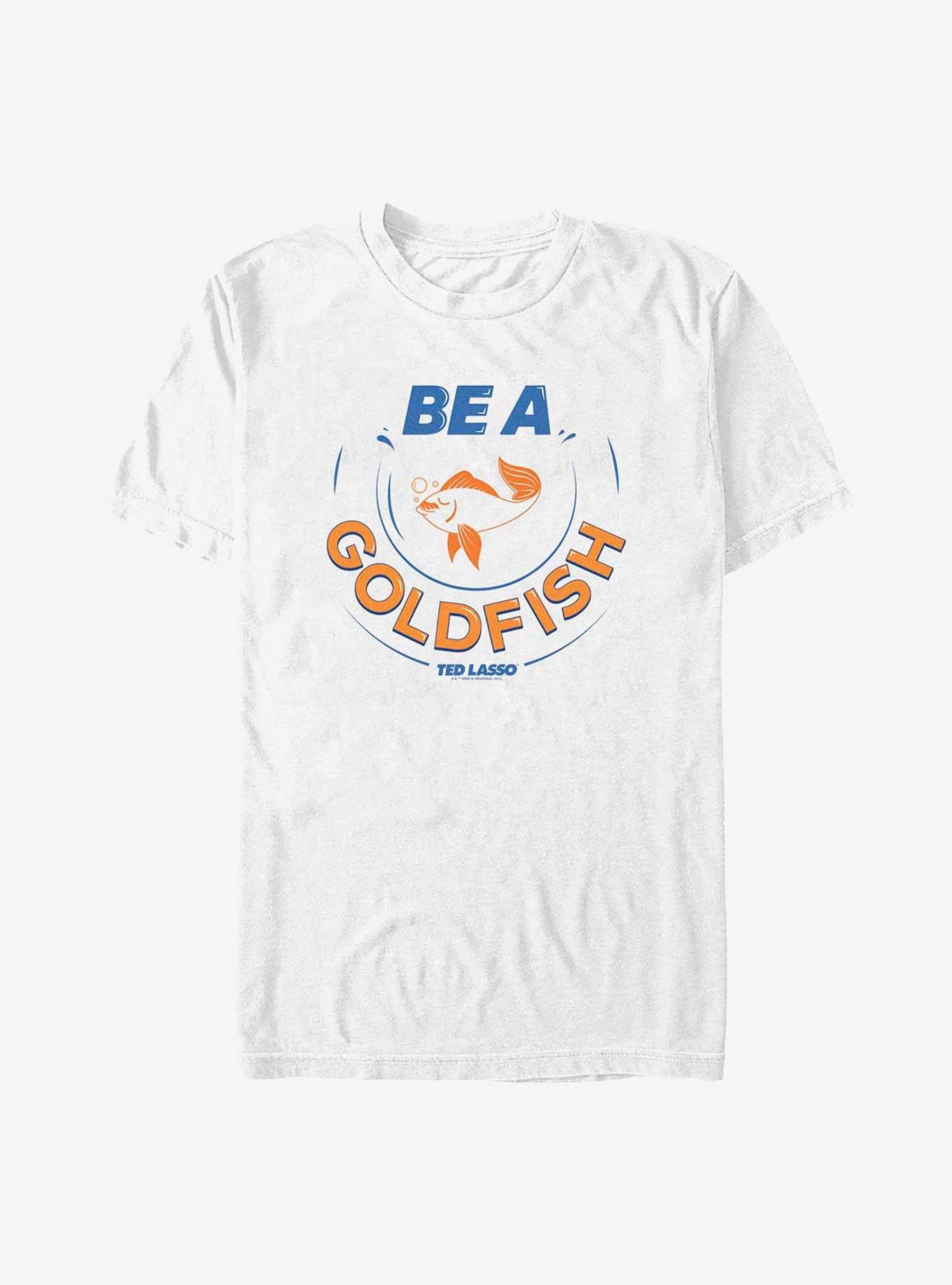 Ted Lasso Be A Goldfish Alt T-Shirt, WHITE, hi-res