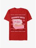 Ted Lasso Biscuits Ugly Sweater T-Shirt, RED, hi-res