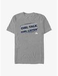Ted Lasso Girl Talk Girl Listen T-Shirt, DRKGRY HTR, hi-res