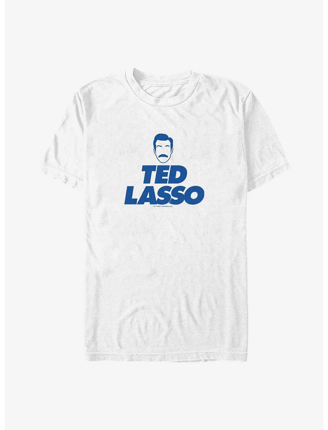 Ted Lasso Face Lockup T-Shirt, WHITE, hi-res