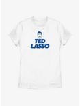 Ted Lasso Face Lockup Womens T-Shirt, WHITE, hi-res