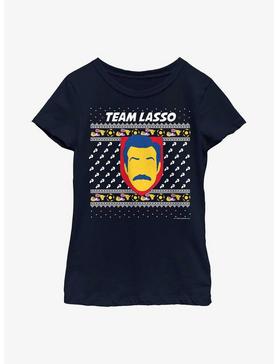 Ted Lasso Team Lasso Ugly Sweater Youth Girls T-Shirt, , hi-res