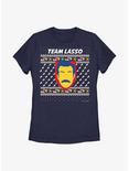 Ted Lasso Team Lasso Ugly Sweater Womens T-Shirt, NAVY, hi-res