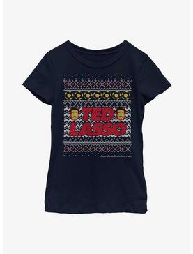 Ted Lasso Ugly Sweater Youth Girls T-Shirt, , hi-res