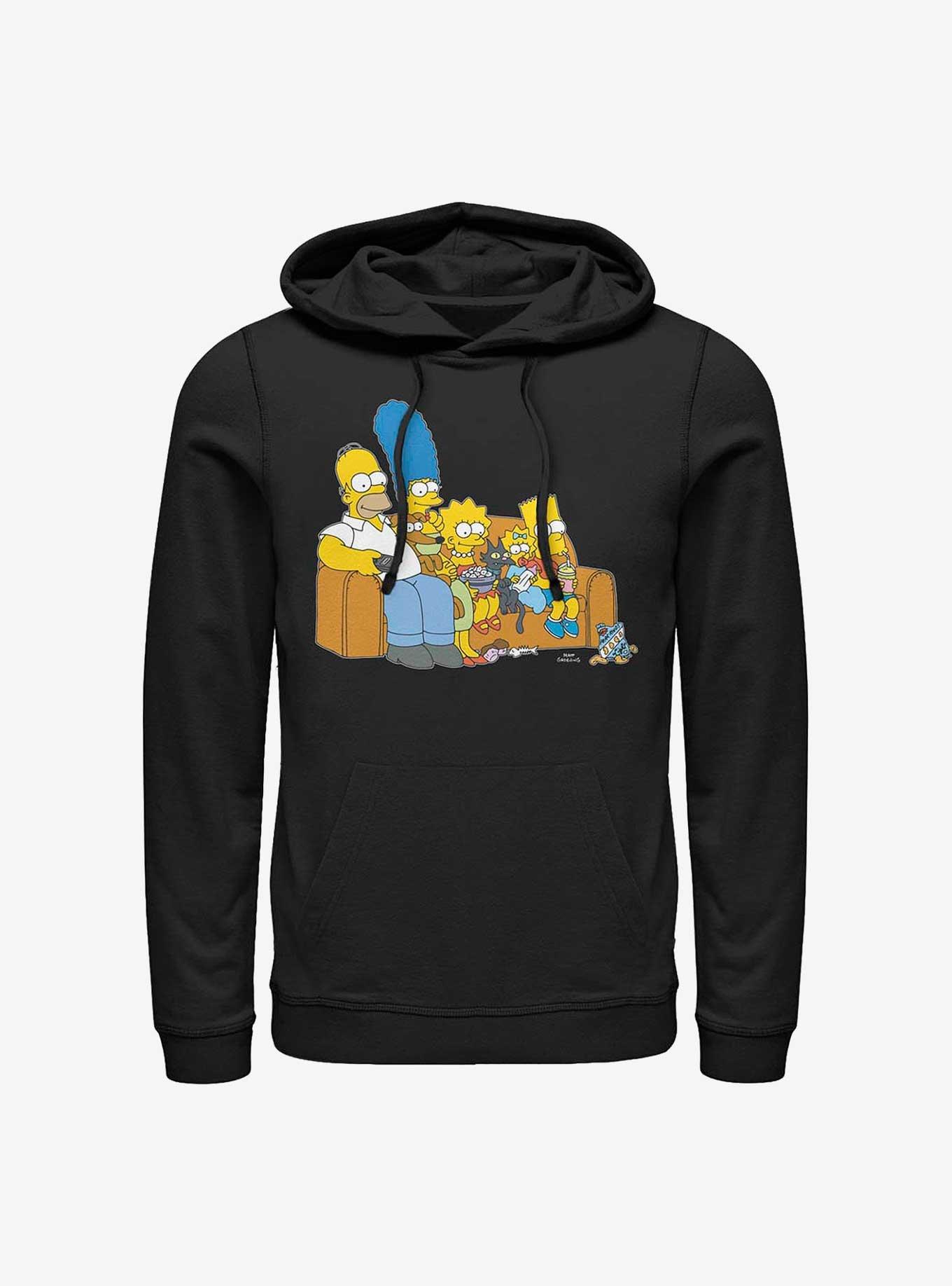 The Simpsons Family Couch Hoodie, , hi-res