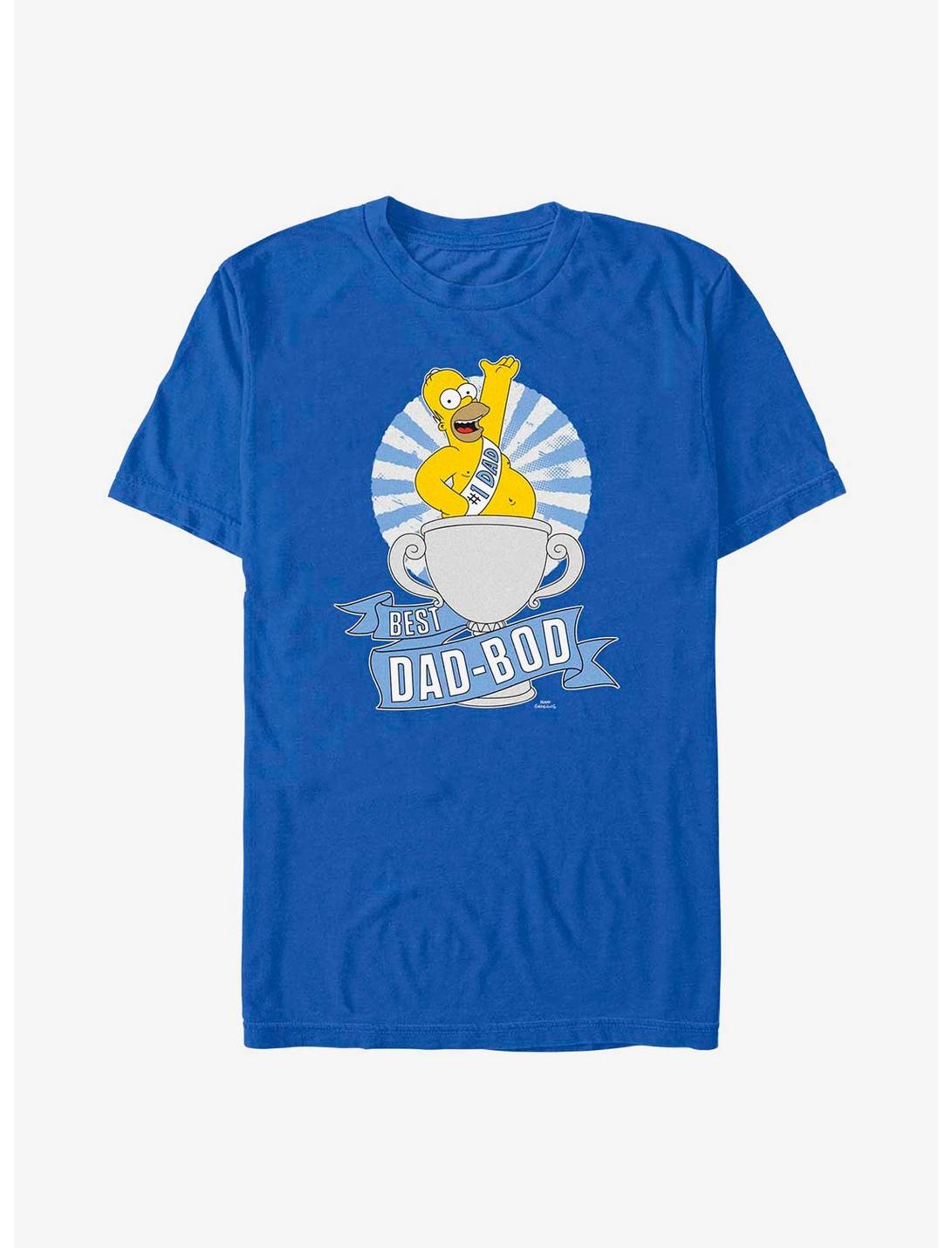 The Simpsons Best Dad Bod T-Shirt, ROYAL, hi-res