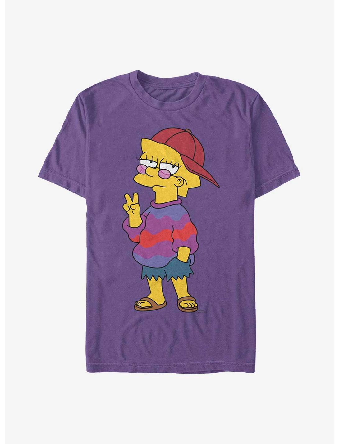 The Simpsons Cool Lisa T-Shirt, PURPLE, hi-res