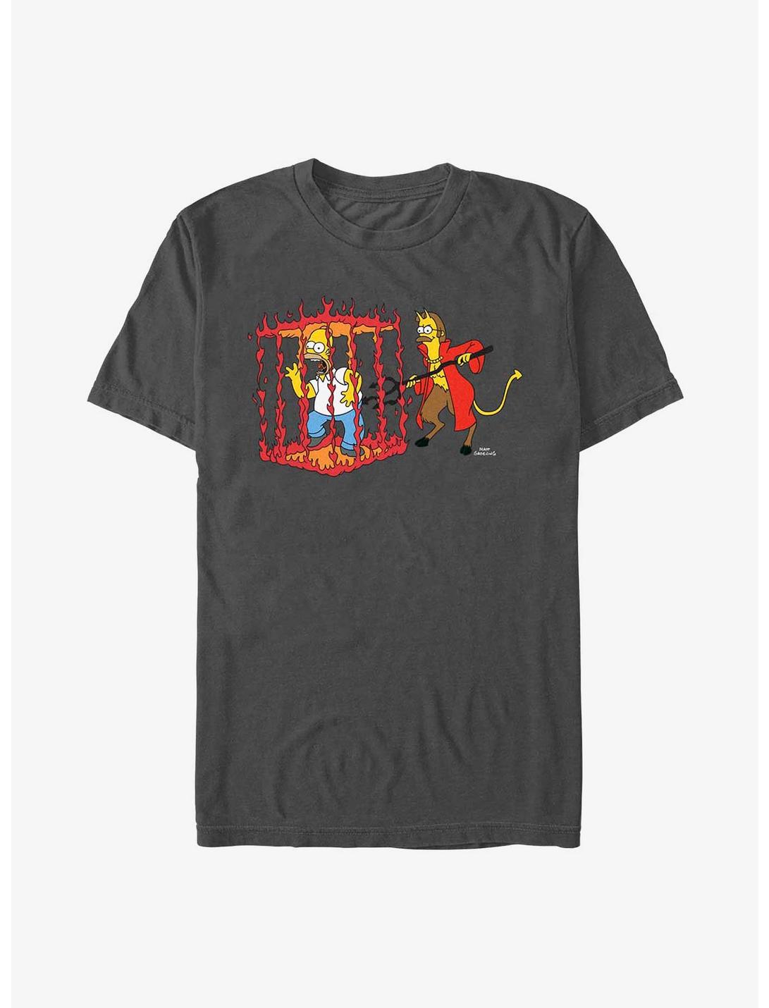 The Simpsons Devil Flanders T-Shirt, CHARCOAL, hi-res
