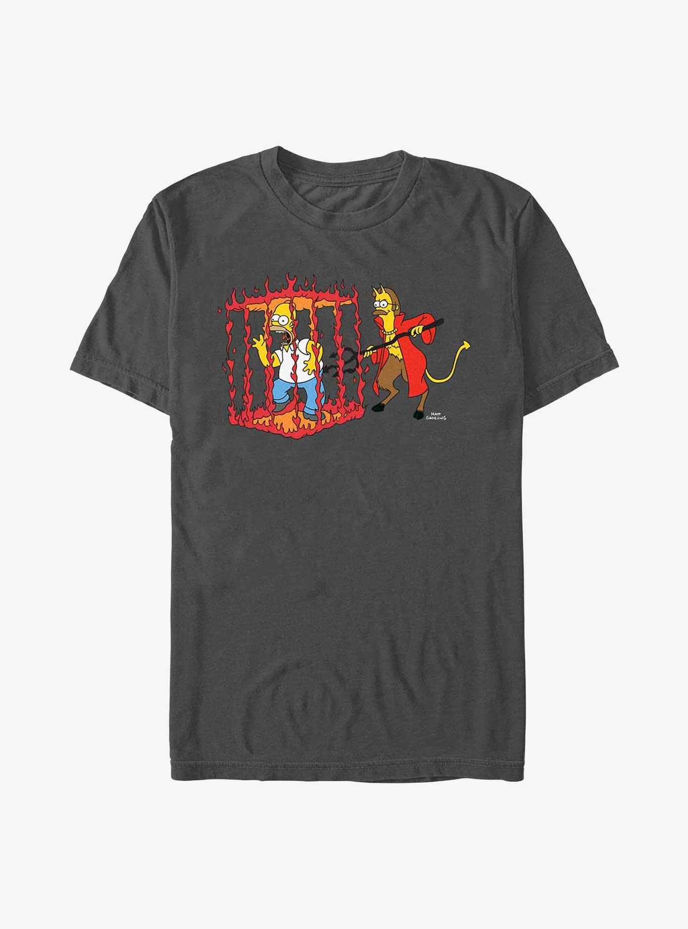 The Simpsons Devil Flanders T-Shirt, CHARCOAL, hi-res