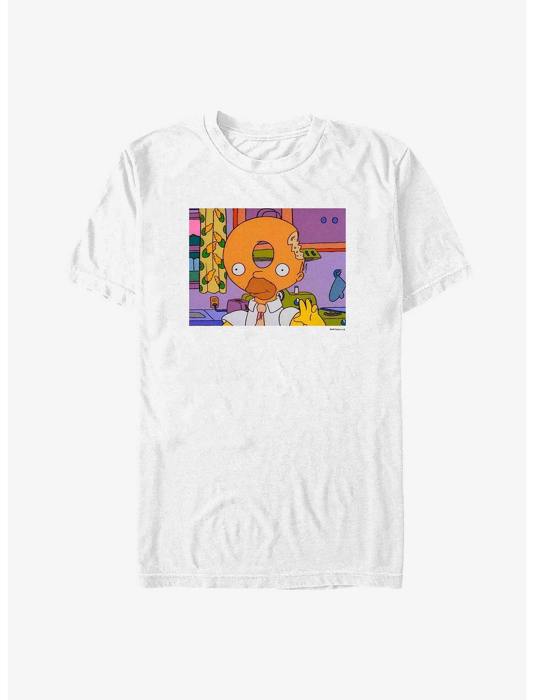The Simpsons Donut Head T-Shirt, WHITE, hi-res