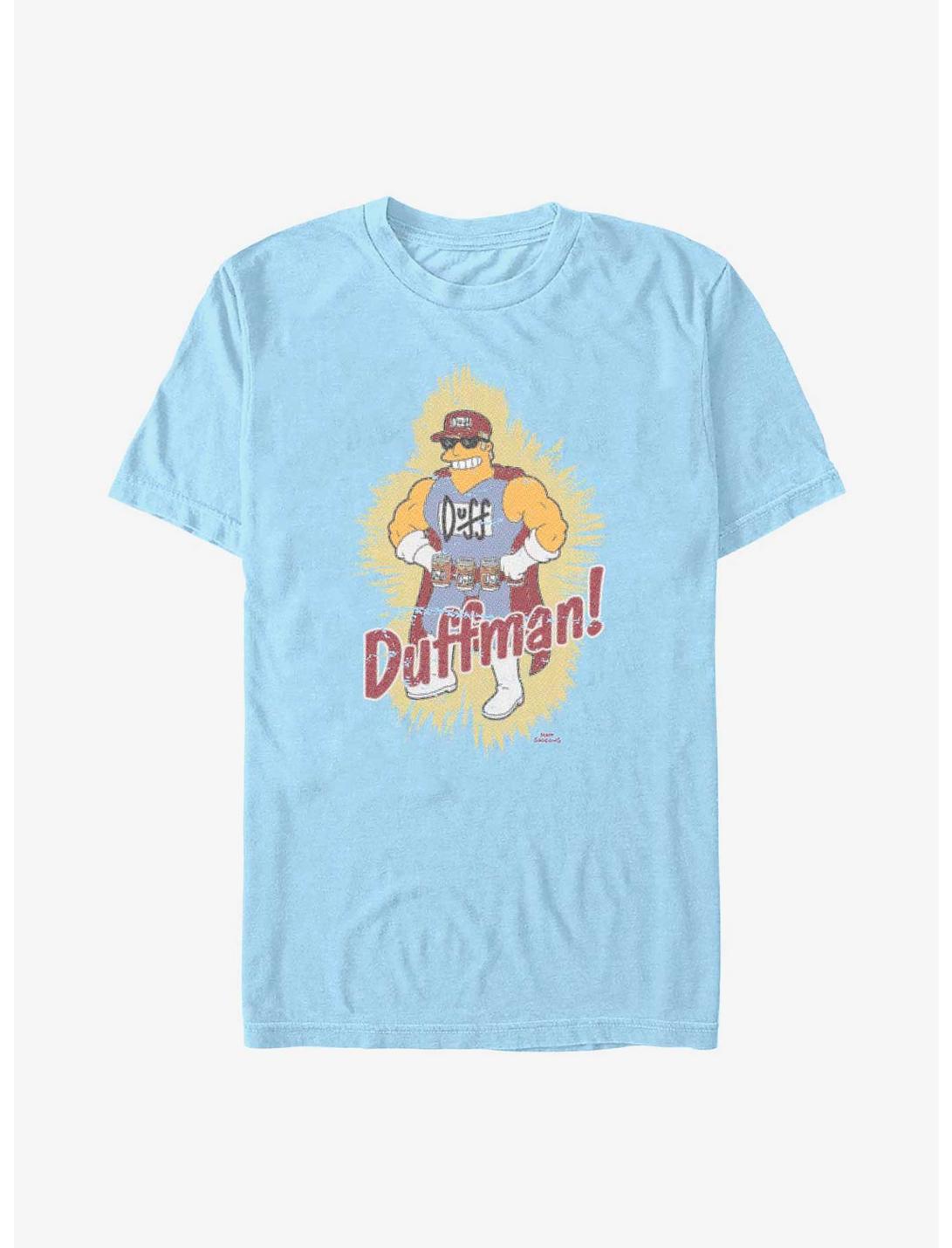 The Simpsons Duffman T-Shirt, LT BLUE, hi-res