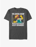 The Simpsons Groundskeeper Willie T-Shirt, CHARCOAL, hi-res