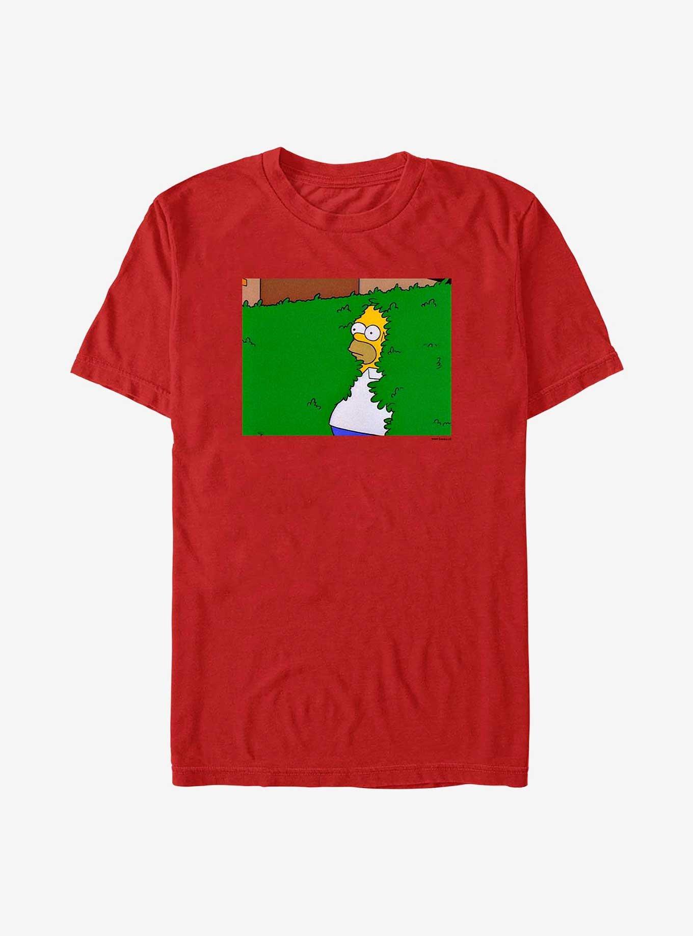 The Simpsons Homer Bush T-Shirt, RED, hi-res