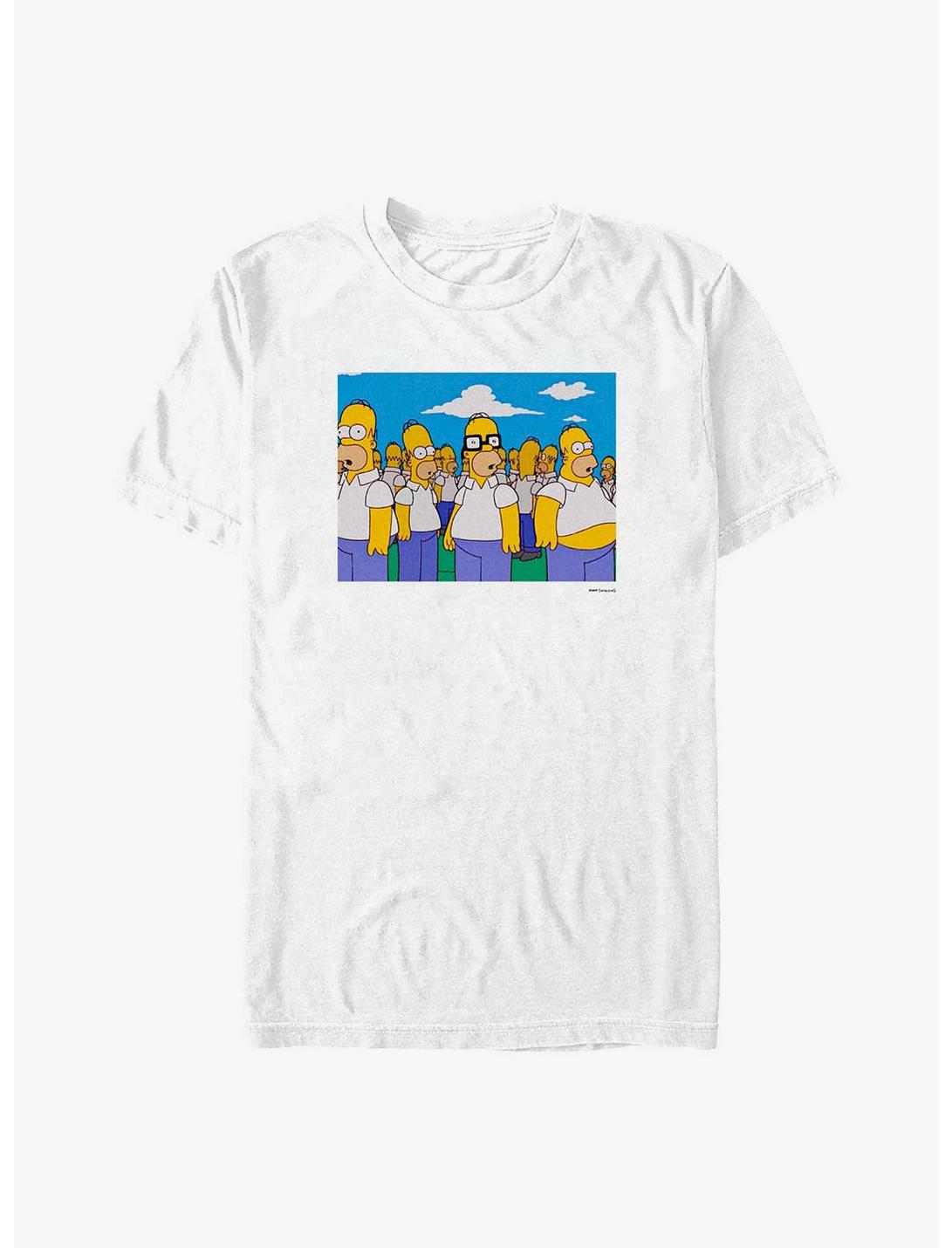 The Simpsons Homer Clones T-Shirt, WHITE, hi-res