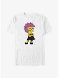 The Simpsons Lisa Punk T-Shirt, WHITE, hi-res