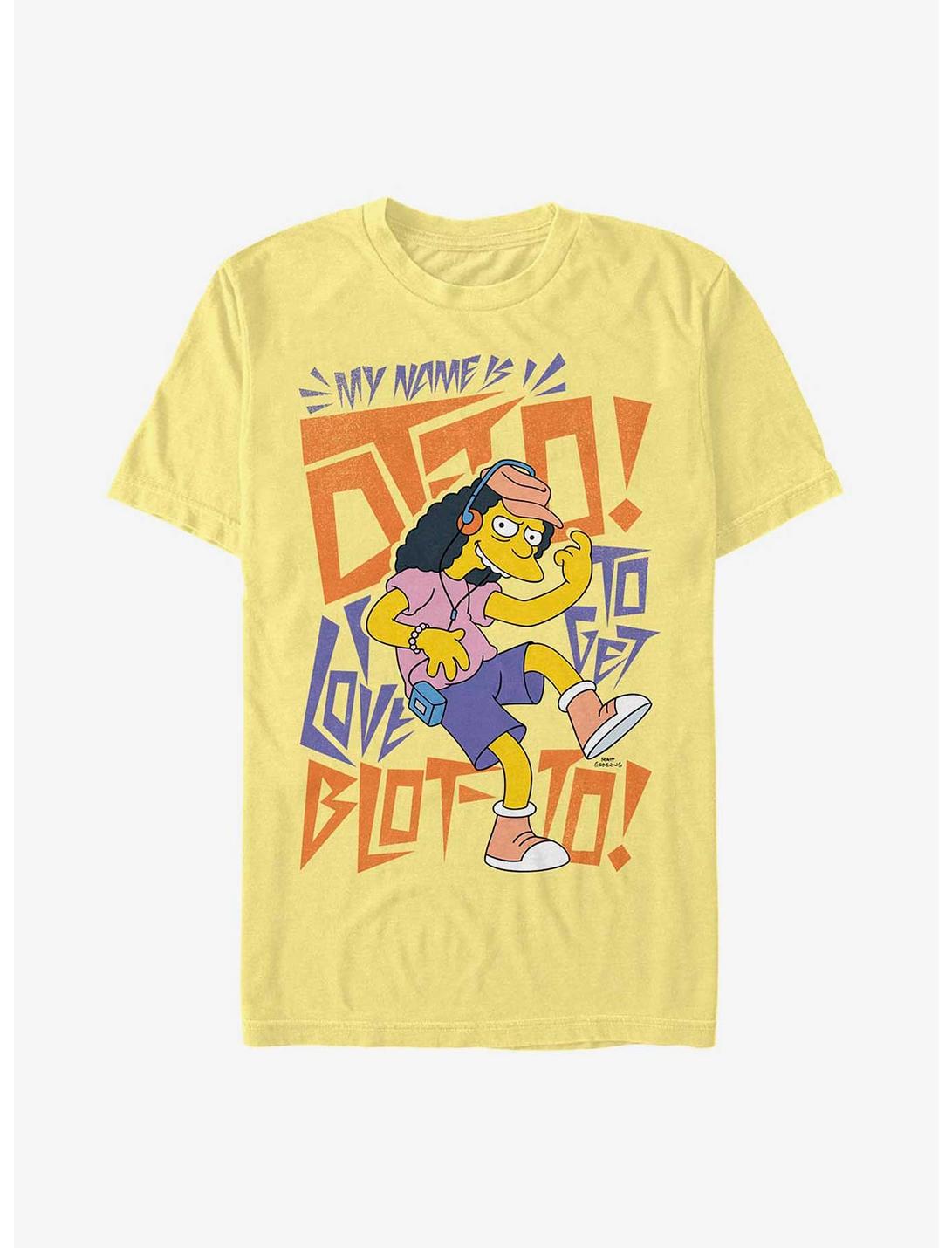 The Simpsons Otto Blotto T-Shirt, BANANA, hi-res