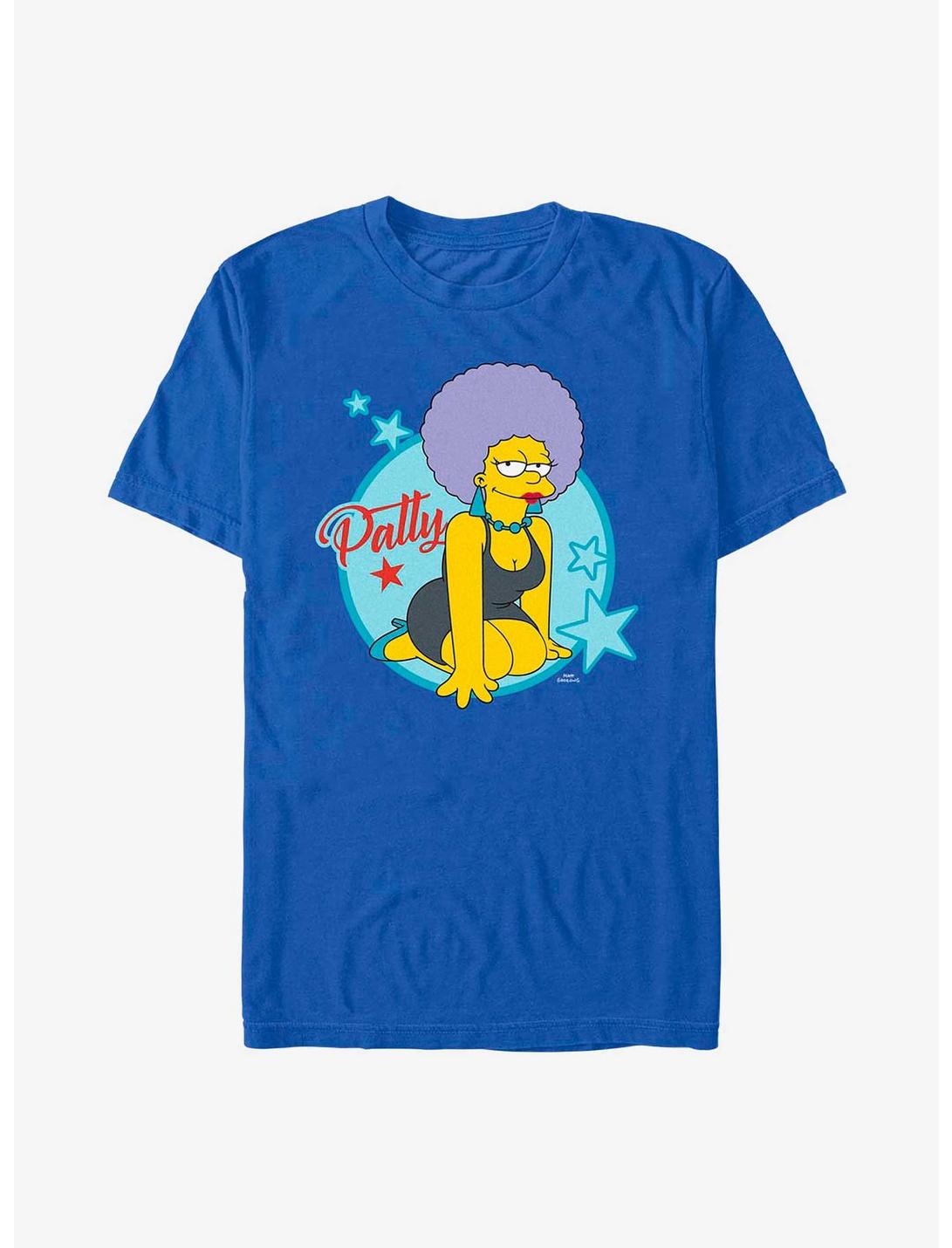 The Simpsons Patty Star T-Shirt, ROYAL, hi-res