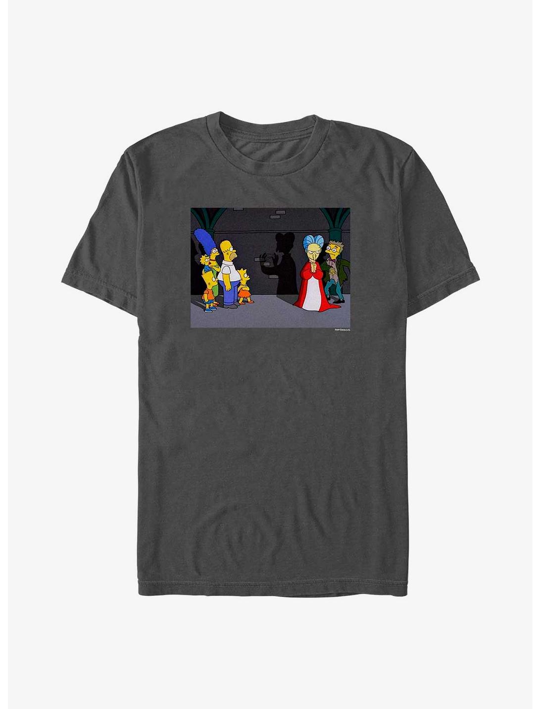 The Simpsons Shadow Burns T-Shirt, CHARCOAL, hi-res