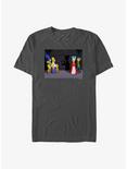 The Simpsons Shadow Burns T-Shirt, CHARCOAL, hi-res