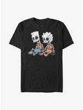 The Simpsons Skeleton Bart And Lisa T-Shirt, BLACK, hi-res