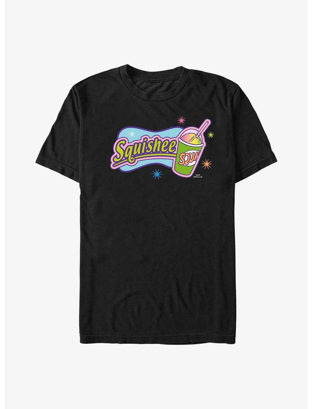 The Simpsons Squishee Logo T-Shirt, BLACK, hi-res