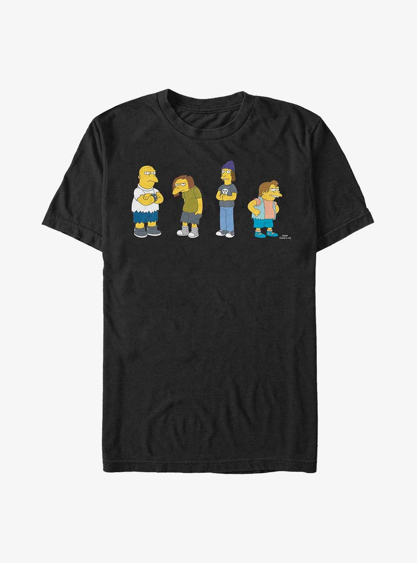 The Simpsons The Bullies T-Shirt, BLACK, hi-res