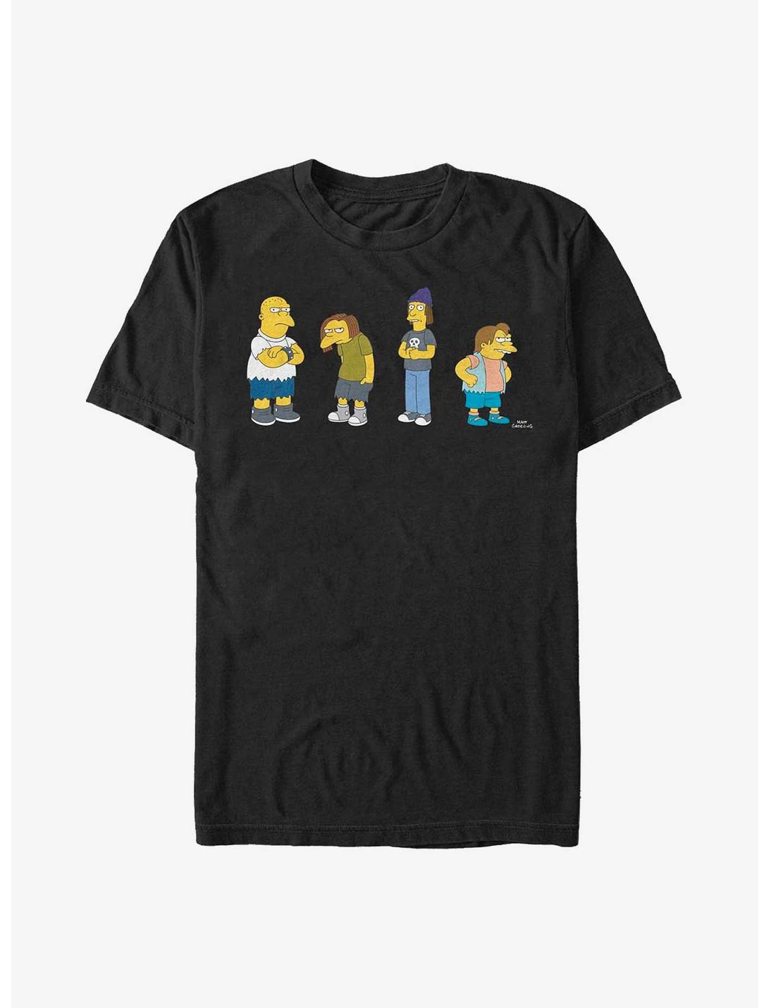 The Simpsons The Bullies T-Shirt, BLACK, hi-res