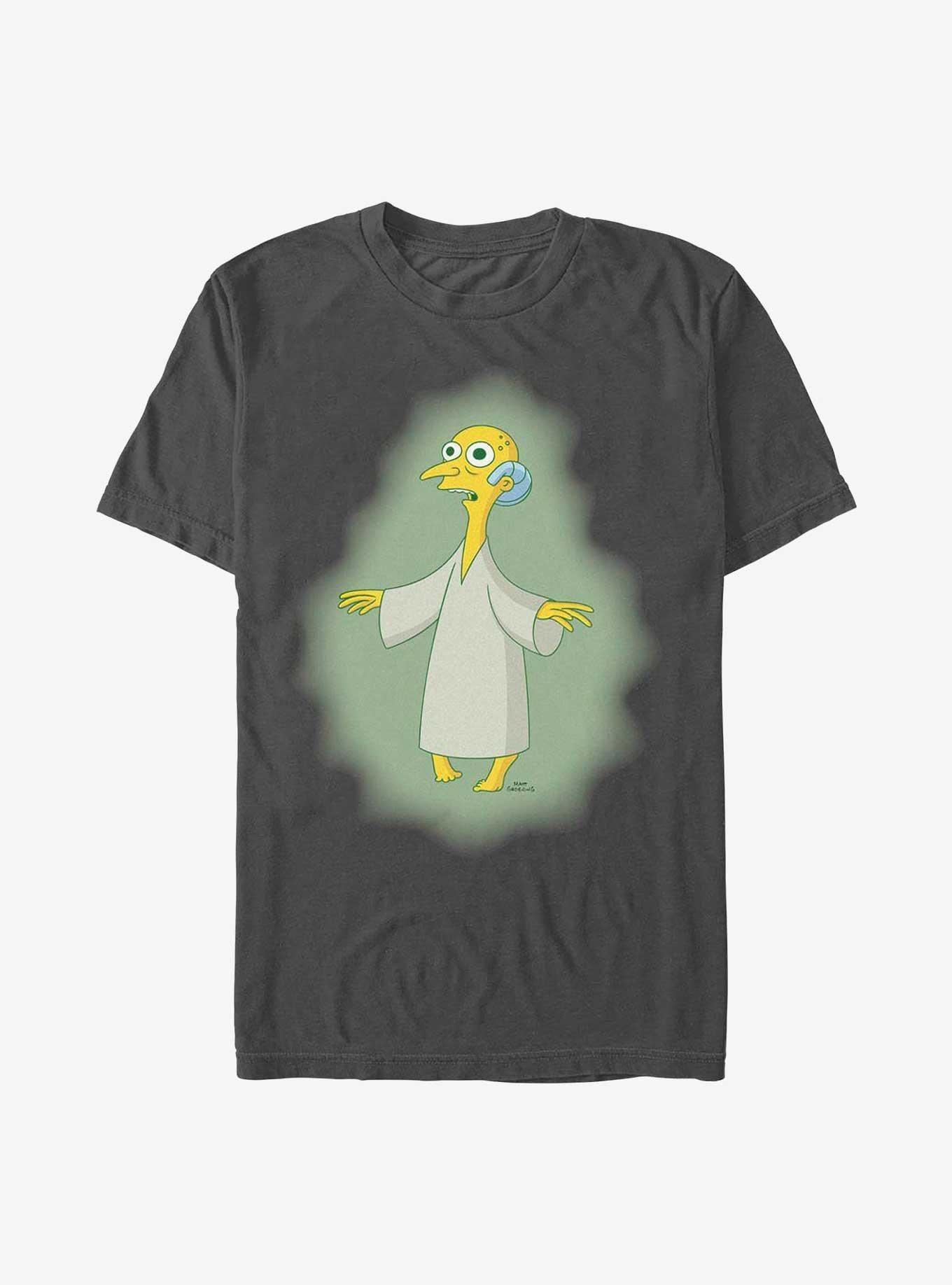 The Simpsons The Burns Files T-Shirt, CHARCOAL, hi-res