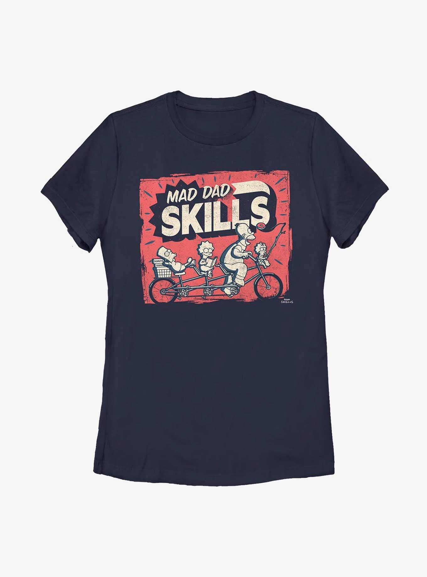 The Simpsons Mad Dad Skills Womens T-Shirt, , hi-res