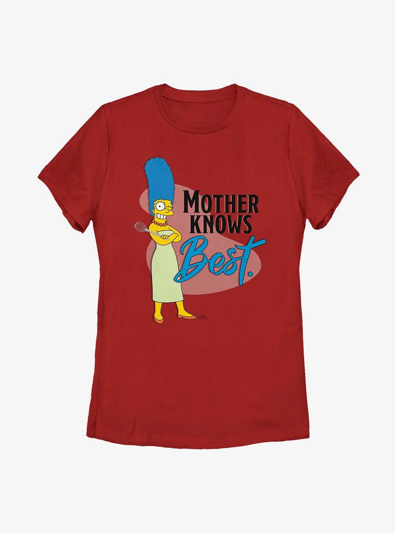The Simpsons Mother Knows Womens T-Shirt
