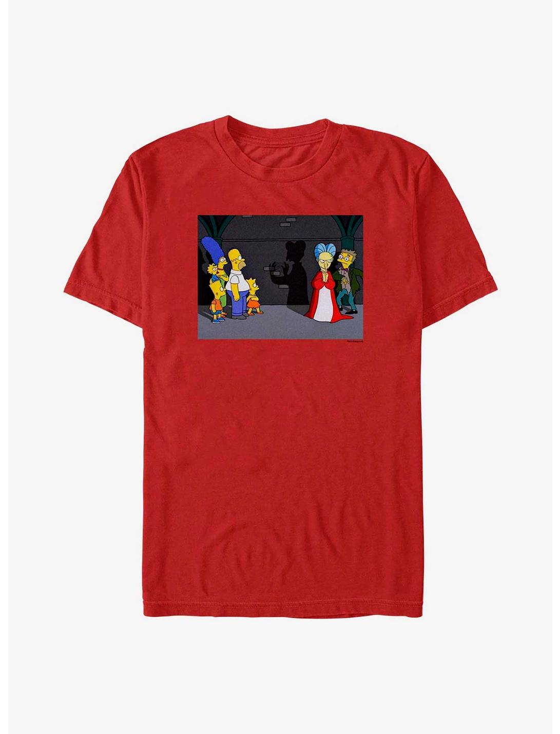 The Simpsons Shadow Burns T-Shirt, RED, hi-res