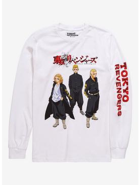 Plus Size Tokyo Revengers Trio Portrait Long Sleeve T-Shirt - BoxLunch Exclusive , , hi-res