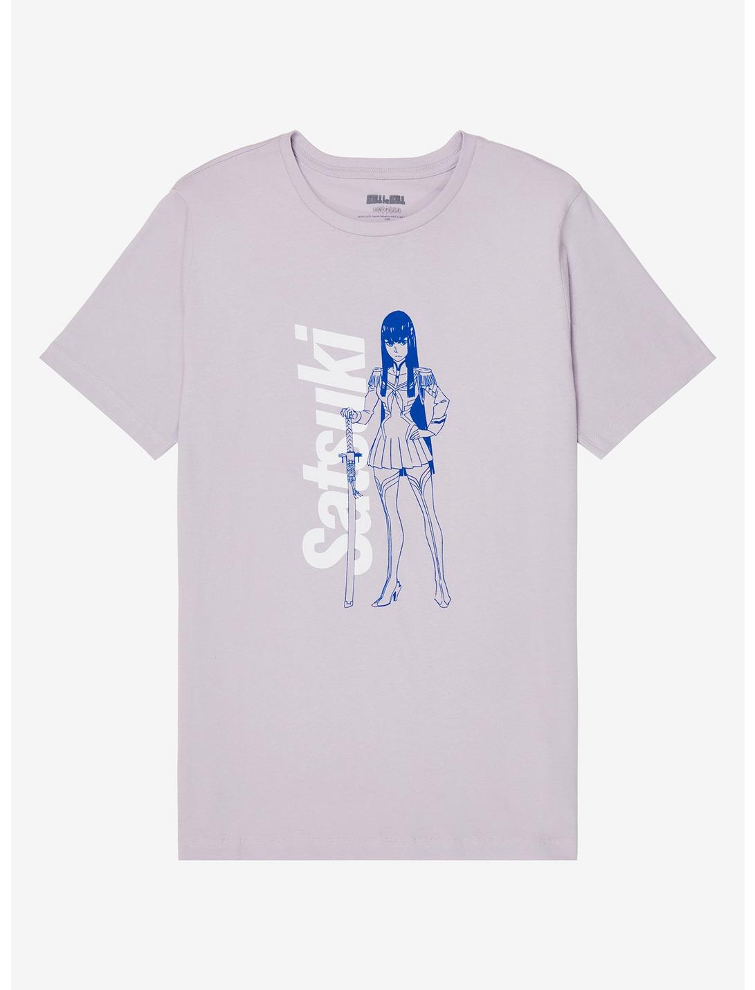 Kill la Kill Satsuki Tonal Portrait T-Shirt - BoxLunch Exclusive, LILAC, hi-res
