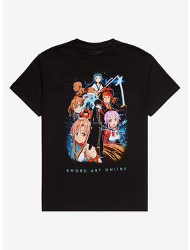 Sword Art Online Group Poster T-Shirt - BoxLunch Exclusive , , hi-res