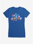 Blue's Clues Group Fun Girls T-Shirt, ROYAL, hi-res