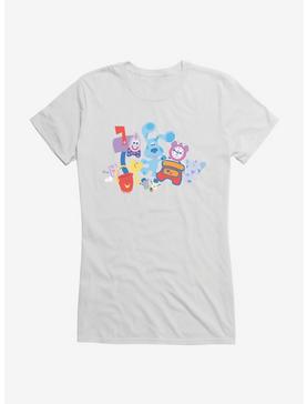 Blue's Clues Group Fun Girls T-Shirt, WHITE, hi-res