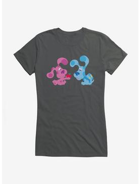 Blue's Clues Magenta And Blue Apple Girls T-Shirt, CHARCOAL, hi-res