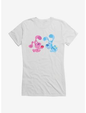 Blue's Clues Magenta And Blue Apple Girls T-Shirt, WHITE, hi-res