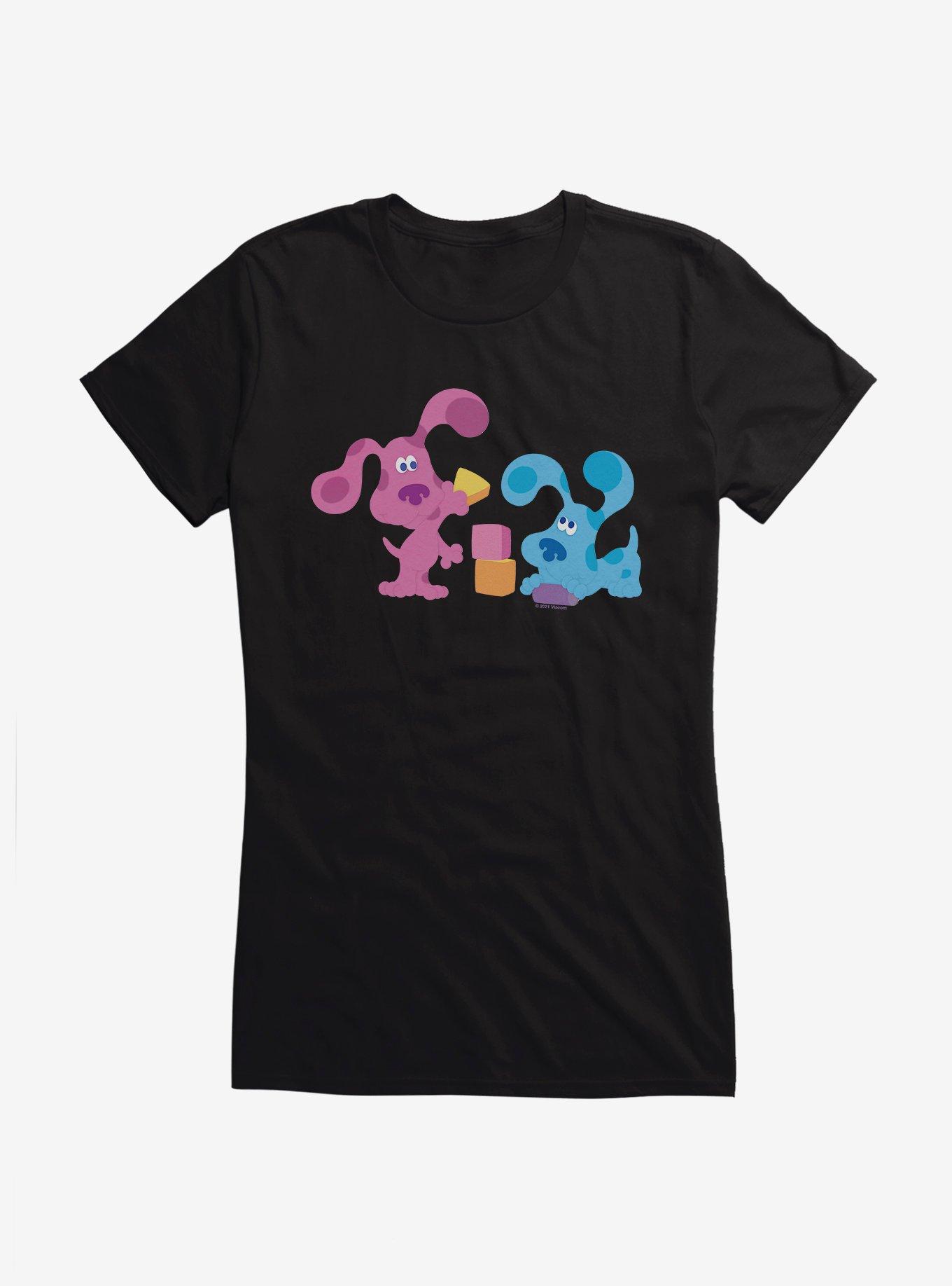 Blue's Clues Magenta And Blue Playtime Girls T-Shirt