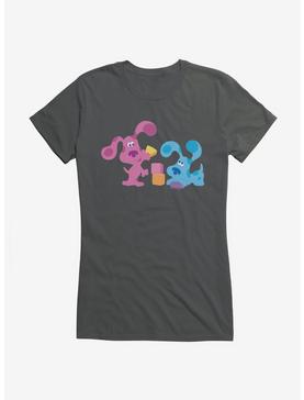 Blue's Clues Magenta And Blue Playtime Girls T-Shirt, CHARCOAL, hi-res