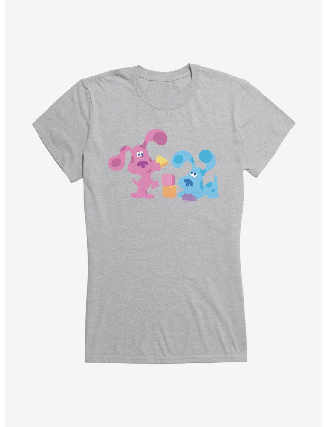 Blue's Clues Magenta And Blue Playtime Girls T-Shirt, HEATHER, hi-res