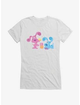 Blue's Clues Magenta And Blue Playtime Girls T-Shirt, WHITE, hi-res