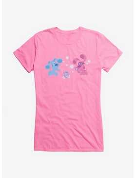 Blue's Clues Magenta And Slipper Soap Playful Bubbles Girls T-Shirt, , hi-res