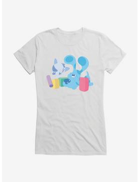 Blue's Clues Periwinkle And Blue Playtime Girls T-Shirt, WHITE, hi-res