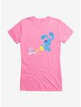 Blue's Clues Slippery Soap And Blue Teatime Girls T-Shirt, CHARITY PINK, hi-res