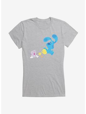 Blue's Clues Slippery Soap And Blue Teatime Girls T-Shirt, HEATHER, hi-res