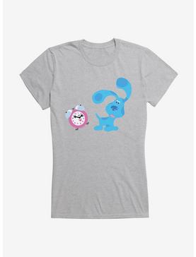 Blue's Clues Tickety Tock And Blue Playtime Girls T-Shirt, HEATHER, hi-res